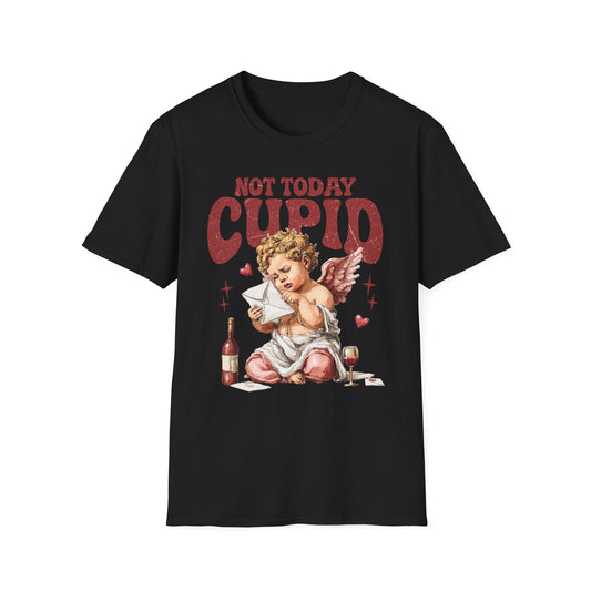 Not Today Cupid T-Shirt β Funny Vintage Cherub Valentine Tee