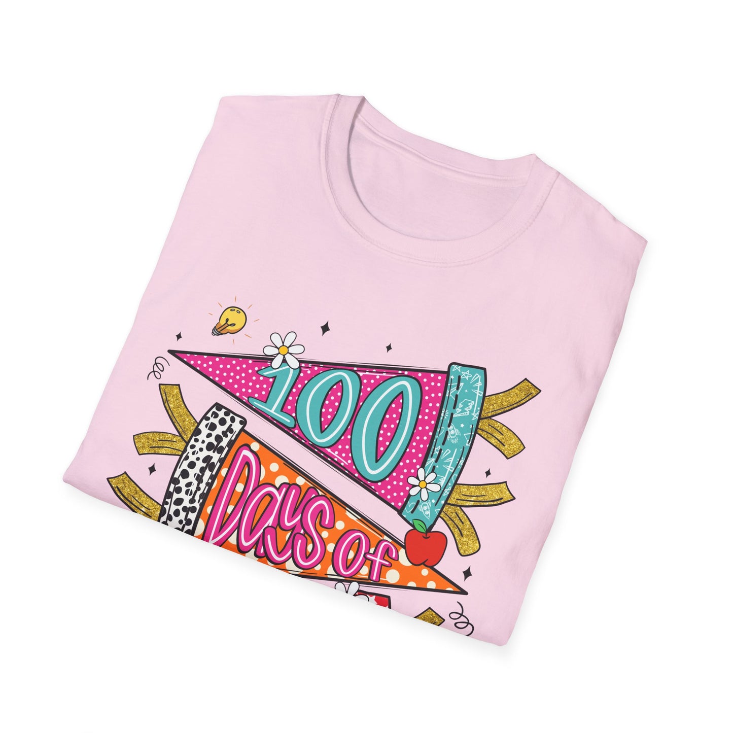 100 Days of School T-Shirt — Colorful Celebration Tee for Students & Teachers