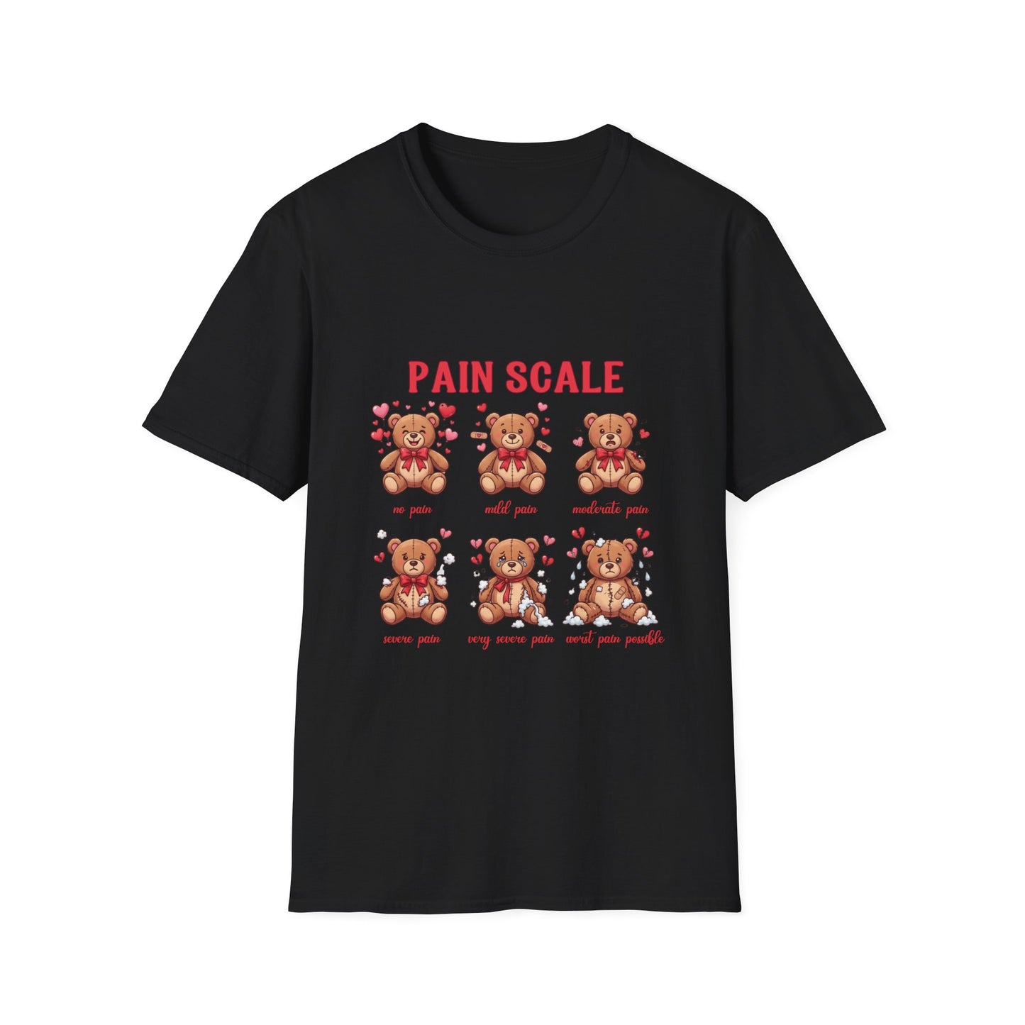 Teddy Bear Pain Scale T-Shirt
