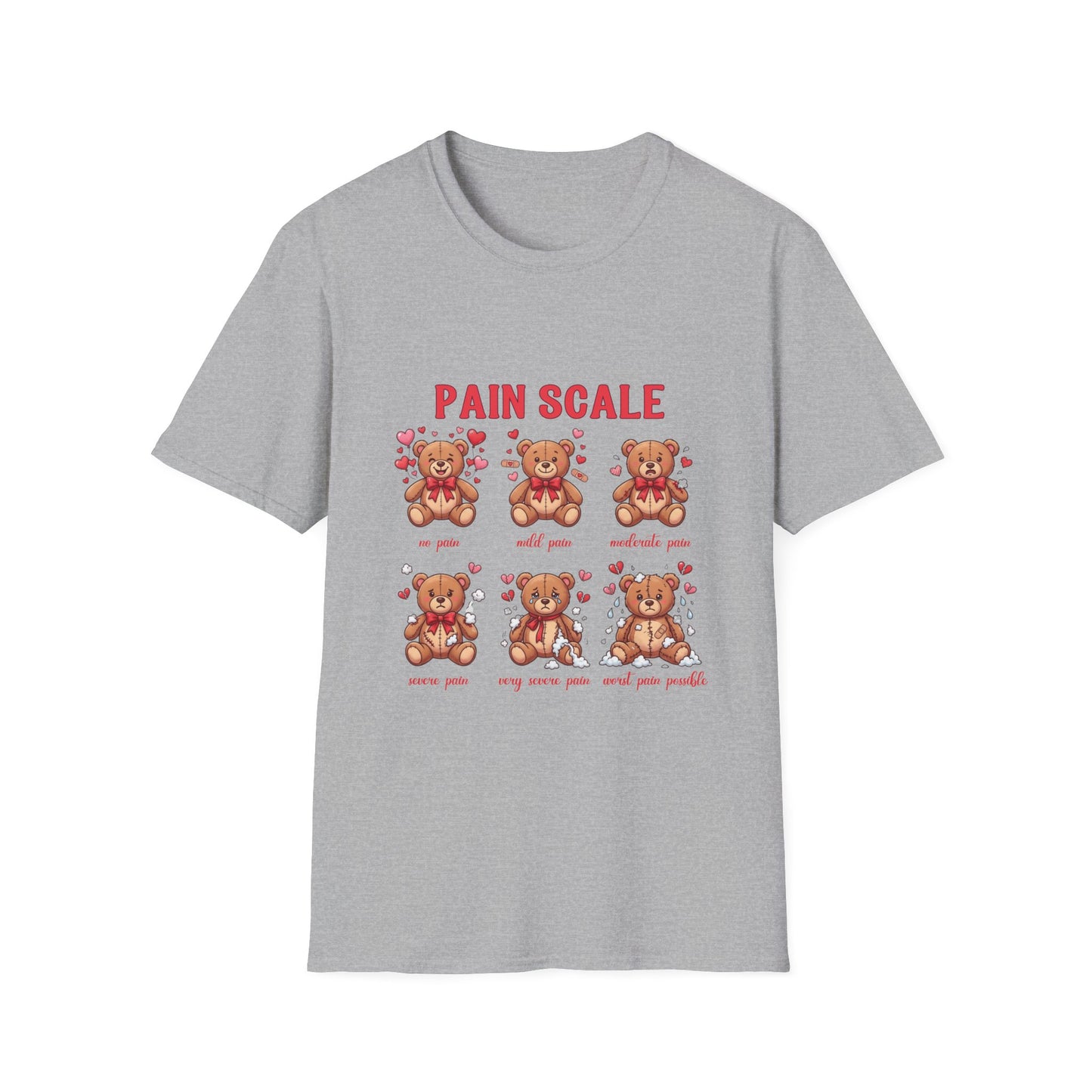 Teddy Bear Pain Scale T-Shirt