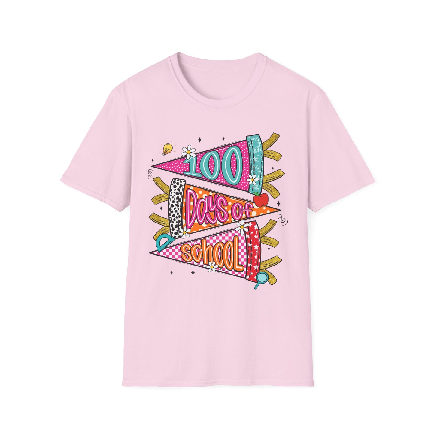 100 Days of School T-Shirt — Colorful Celebration Tee for Students & Teachers