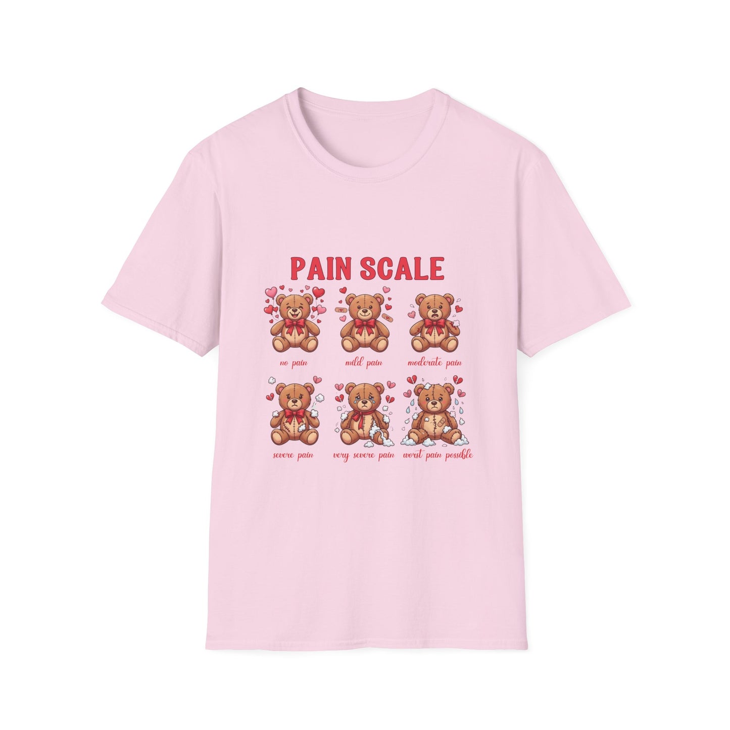 Teddy Bear Pain Scale T-Shirt