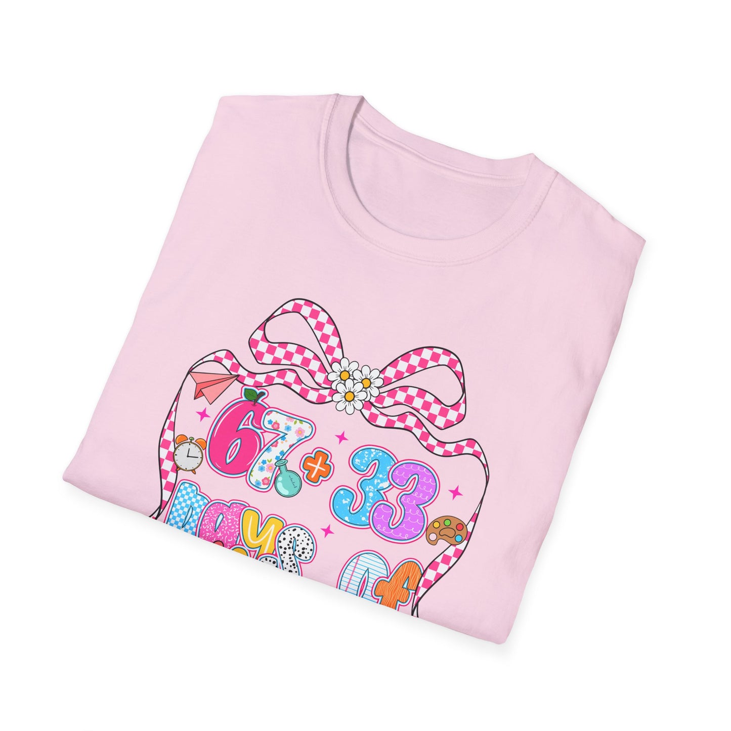 67 + 33 Days of School T-Shirt —100 days of school