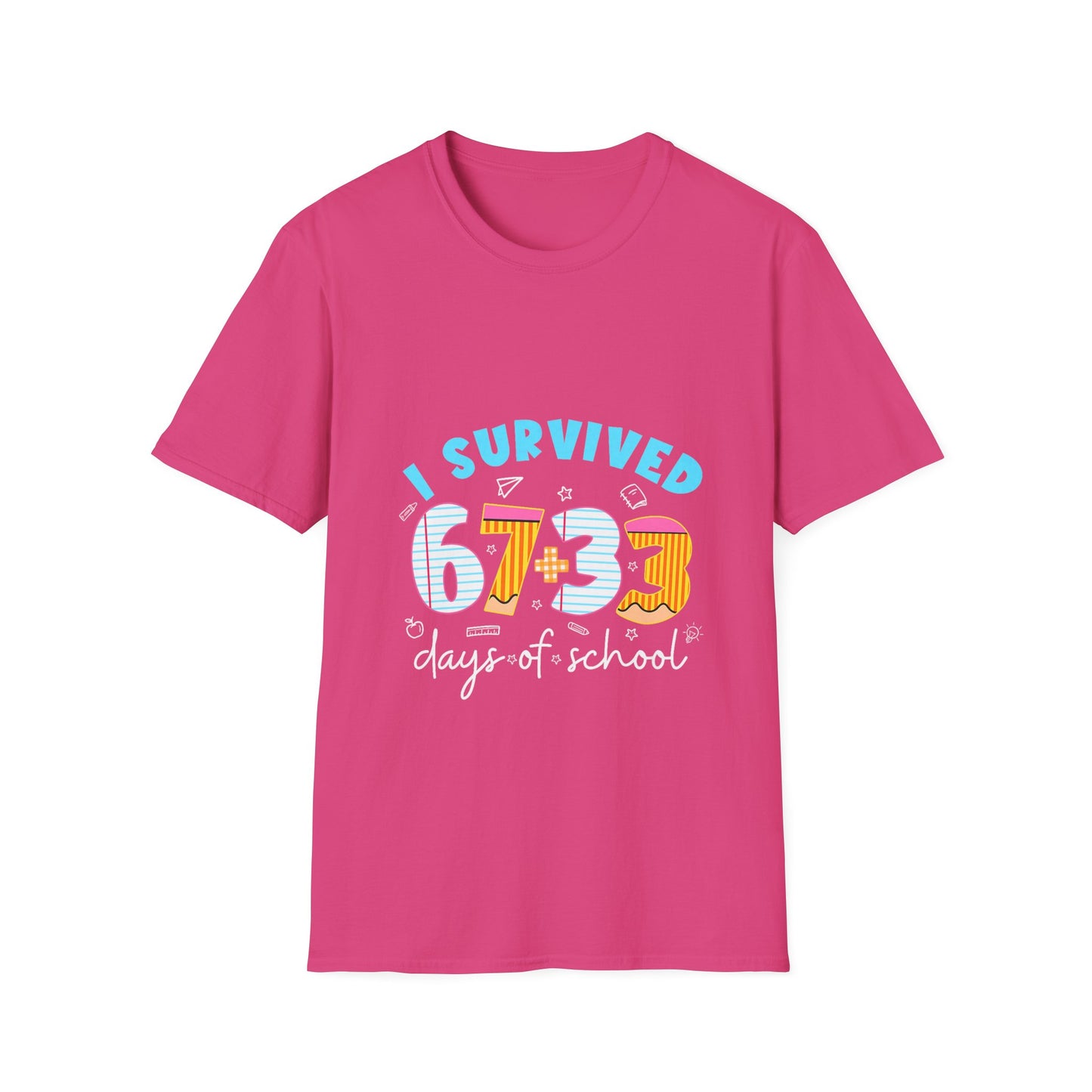 I Survived 673 Days of School T-Shirt — Funny End of School Teacher/Student Tee