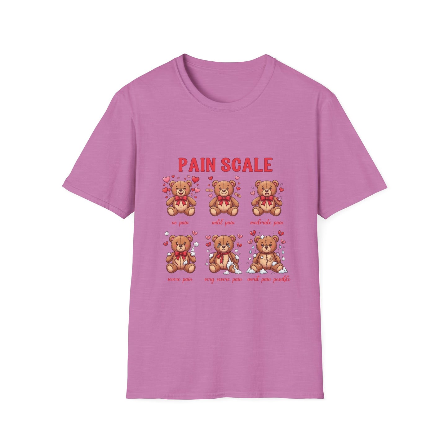 Teddy Bear Pain Scale T-Shirt