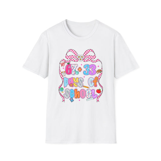 67 + 33 Days of School T-Shirt —100 days of school