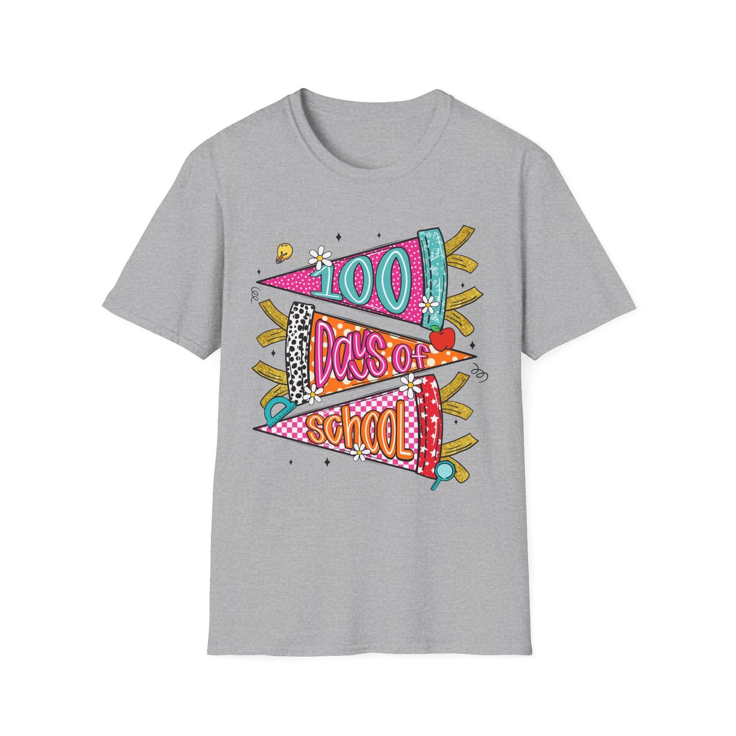 100 Days of School T-Shirt — Colorful Celebration Tee for Students & Teachers
