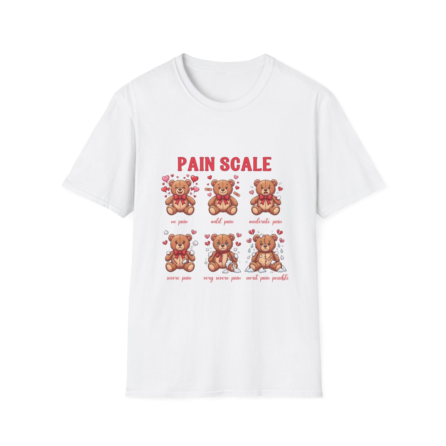 Teddy Bear Pain Scale T-Shirt
