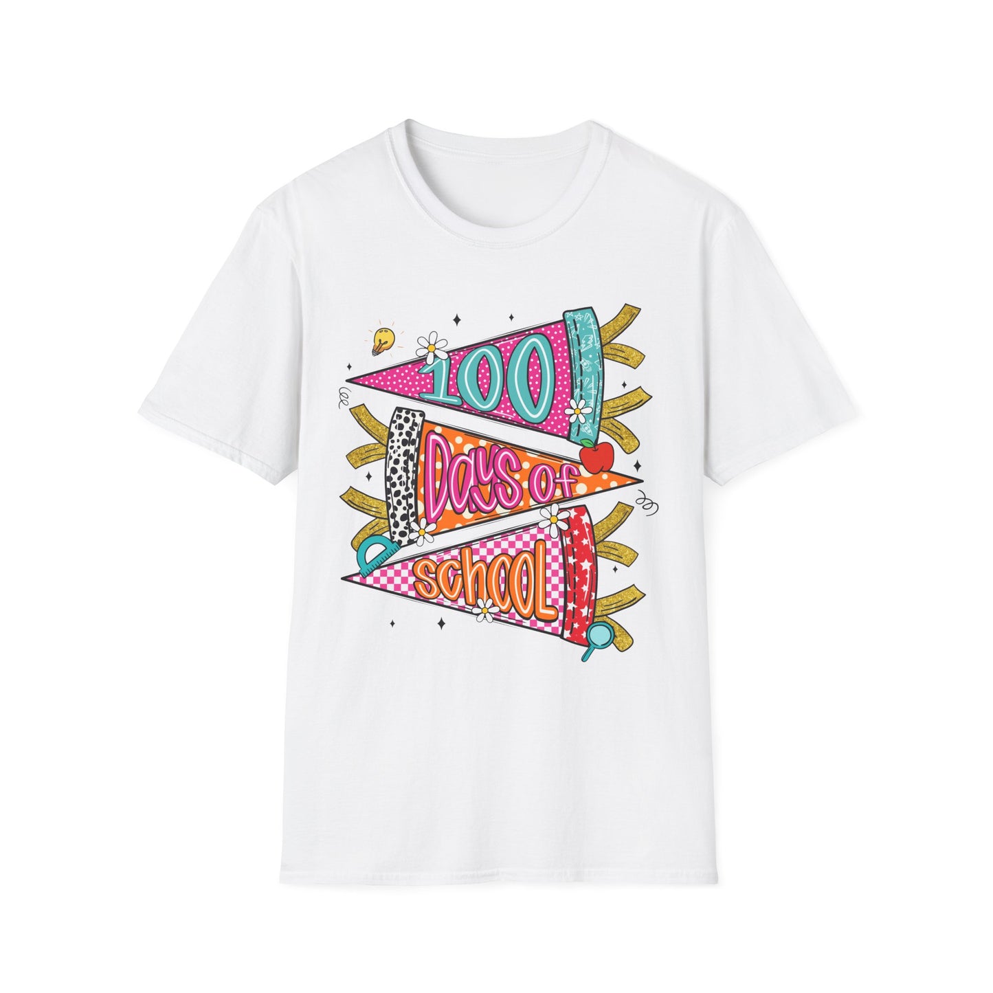 100 Days of School T-Shirt — Colorful Celebration Tee for Students & Teachers